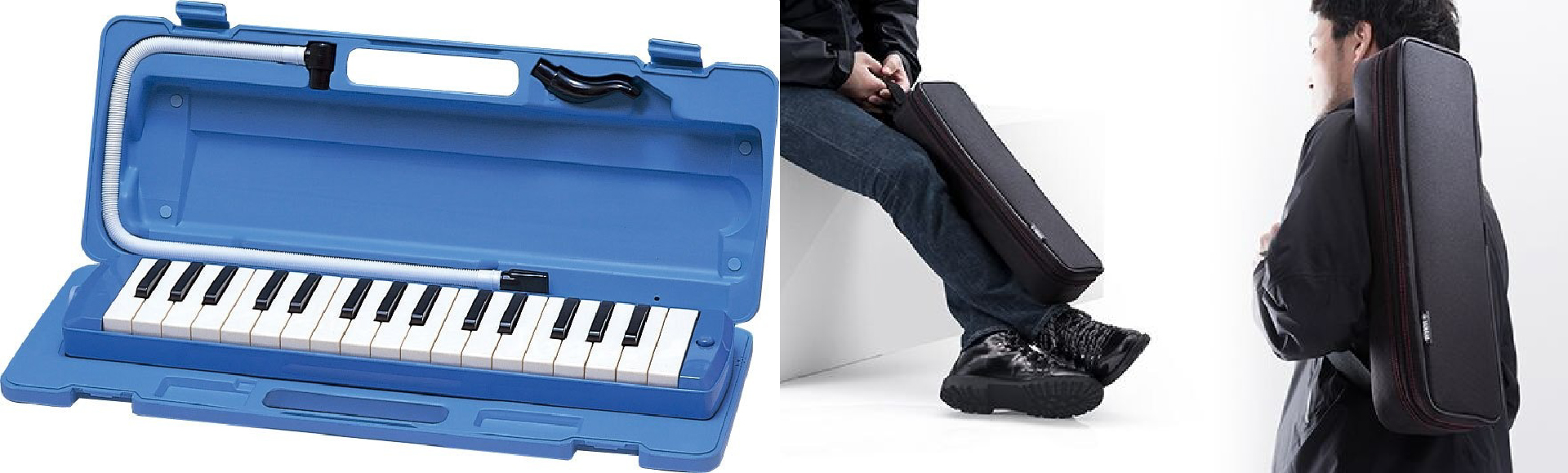 กล่องและกระเป๋าพกพาเมโลเดียน Yamaha Pianica P-32D และ P-37EBR