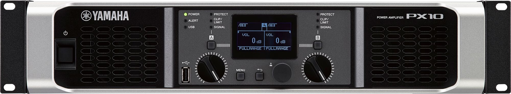 เพาเวอร์แอมป์ตัวท็อปกำลังขับสูงสุด Yamaha PX10 Class-D Power Amplifier MuStore