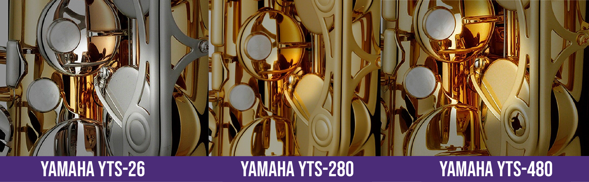 กลไกเชื่อมต่อ Low B-C# ปรับปรุงใหม่ นวมปิดสนิท เสียงต่ำออกง่าย Tenor Saxophone Yamaha